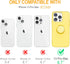 Hython iPhone 13 Pro Max Case with 360° Rotatable Ring Holder, Shockproof Rubber Protective Cover for Women, Yellow
