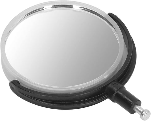 Microscope Reflecting Mirror Light Collection, 360 Degree Rotation Flat Concave Reflector for Experiments