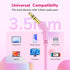 EarFun S1 Kids Headphones, Foldable Wired On-Ear Headphones with 85dB Volume Limit for School, Travel, Pink
