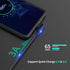 3 Pack 1ft Right Angle USB C Cable - Fast Charging 90 Degree USB A to Type C, Compatible with Samsung Galaxy & Google