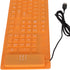 Foldable Silicone Keyboard - 108 Keys Waterproof Rollup USB Wired Keyboard, Soft Touch for PC, Laptop, Notebook