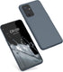 kwmobile Case Compatible with OnePlus 9, Soft Slim Protective TPU Silicone Cover - Dark Slate