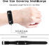 Leather Bands for Fitbit Charge 4/3, Replacement Wristband Straps for Men and Women, Black + Frosted Brown