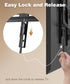 TV Wall Mount for Most 37-82 Inch, Low Profile Tilt Bracket for Flat/Curved TVs, Max VESA 600x400mm, Black