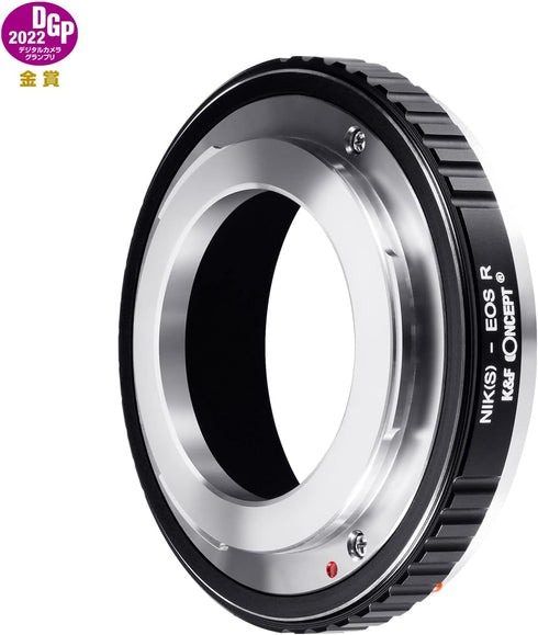 K&F Concept Lens Mount Adapter NIK(S)-EOS R - Manual Focus for Nikon(S) Lens to Canon EOS R Mount