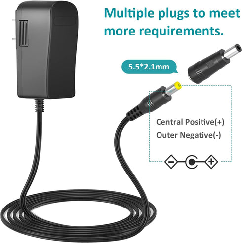 15V 2A Switching Power Supply Charger, Universal AC/DC Adapter Replacement for Litter Robot & Household Electronics