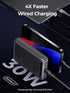 Magnetic Battery Pack 10000mAh for MagSafe, Foldable Wireless Charger with 30W USB-C Fast Charging for iPhone