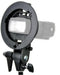 Godox S Type Bracket Bowens Mount Holder for Speedlite Flash Snoot Softbox Beauty Dish Reflector