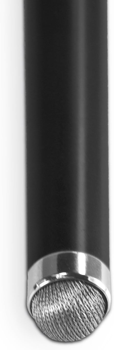 BoxWave Stylus Pen Compatible with Equinox Luxe 8500i, EverTouch Capacitive Stylus, Fiber Tip Stylus Pen - Jet Black