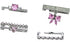 Watch Band Charms for Women - Decorative Rings Compatible with Apple Silicone Watch Bands, Metal Jewelry Accessories