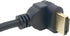 chenyang HDMI Extension Cable, HDMI 1.4 Male to Female 90 Degree UP Angled, 0.5m