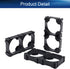 Heyiarbeit 40pcs 2 x Cell 26650 Battery Holder Bracket, Shockproof Plastic Brackets for 26650 Lithium Batteries
