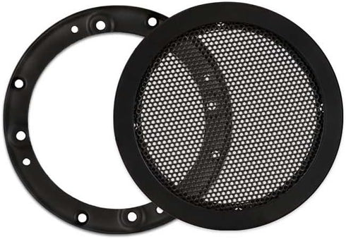 Goldwood Snap On 4" Subwoofer Grille Steel Mesh Speaker Woofer Grill, Black (SG-M4)