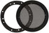 Goldwood Snap On 4" Subwoofer Grille Steel Mesh Speaker Woofer Grill, Black (SG-M4)