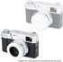 JJC Mark V Metal Lens Hood Protector with 49mm Filter Adapter for Fujifilm X100VI X100V X100F X100T X100S