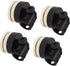 DEVMO 4PCS SCX10 4WD 1/10 RC Magnetic Body Post,Alloy Magnetic Stealth Invisible Body Shell Mount Column Compatible