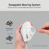 ELECOM Ergonomic Trackball IST Wired USB-A Connection, Super Smooth Tracking, 36mm Ball, Compatible with Windows/Mac