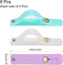 MECCANIXITY 6Pcs Phone Loop Finger Holder Silicone Phone Strap Grip Holder Cell Phone Grip Stand for Most Smartphones White,Green Blue,Purple