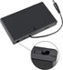 2Pcs AA Battery Holder Case Box with 8 Slots, 8 x 12V Battery Storage, DC 5.5x2.1mm Male Connector and ON/Off Switch