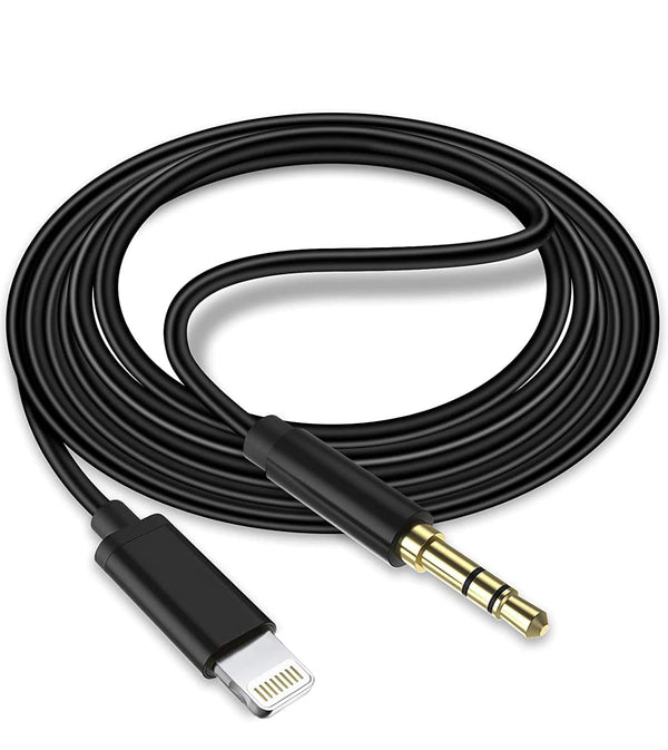 Apple MFi Certified Lightning to 3.5mm Audio Cord, iPhone to Car Stereo AUX Cable Compatible with iPhone 14/13/12/11