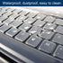 ANRACHEL 104/107 Universal Clear Desktop Computer Keyboard Protection Skin Protector Cover for PC Keys Standard