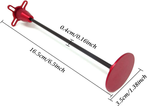 Honbay CNC Aluminum GPS Folding Antenna Base Mount Holder Bracket for DJI Quadcopter (Red)