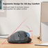 Nulea Wireless Trackball Mouse, Ergonomic Rechargeable, Easy Thumb Control, 3 Device Connection, Compatible with PC,