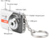 Pomya Mini DV Camera, Small Video Recorder with Motion Detection, Support 32G Memory, USB Mini Camera Keychain Video