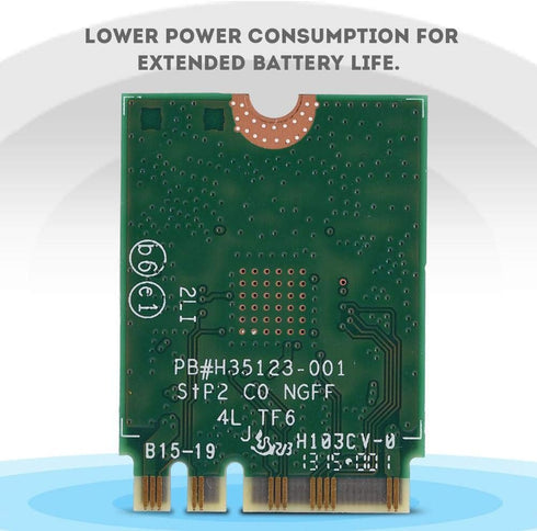 Wireless Network Card for Intel Dual Band Wireless-AC 7265, 867M Network Card + Bluetooth 4.0 Adapter, Lower Power