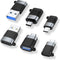 AreMe USB C Adapter (6 Pack), Micro USB Male to USB C Female, USB 3.0 Male to USB C Female Converter Connector