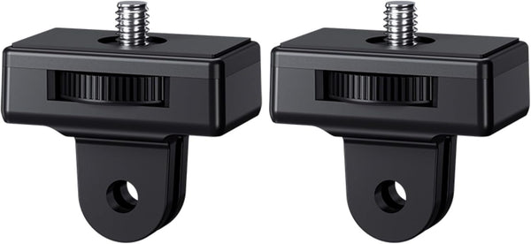 JJC 2-Pack Action Camera Mount Screw Tripod Adapter,1/4"-20 Adapter Screw Camera Mount for