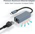 USB C to Ethernet Adapter, Driver Free RJ45 to USB C, 100Mbps Type-C Ethernet LAN Network Adapter for MacBook Pro/Air,