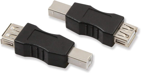 ELECTOP 2 Pack USB 2.0 A Female to USB B Print Male Adapter Converter