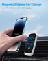 Powerlot 15W Magnetic Car Charger Mount with Strong Suction & 360° Rotation for iPhone 15 Pro Max/15/14/13/12 Magsafe