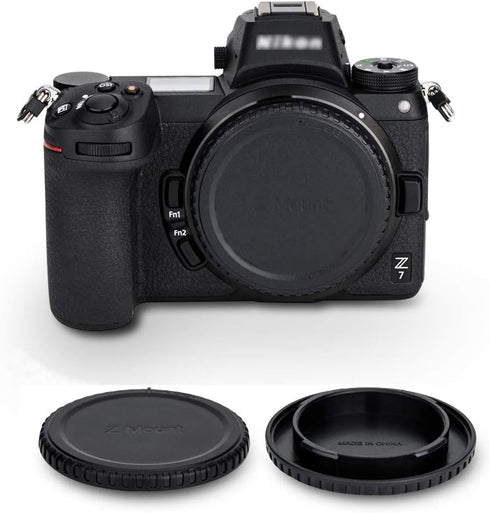 Rear Lens Cap & Body Cap Cover for Nikon Z Mount Camera Z30 Z50 Z5 Z6 Z6 II Z6 III Z7 Z7 II Z9 Z fc - 5 Packs