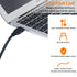 USB to micro Right Angle Camera Cable, 16ft, Super Fast and Stable 3.0 Transmission for Online Shooting