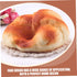 2pcs ERINGOGO Simulation Bread Model Artificial Bread Decor for Photography Bakery Display and Home Decor Lifelike PU