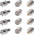 Cctv4Less BNC Male to RCA Female Adapter, Straight Connector for CCTV, 10 Pack