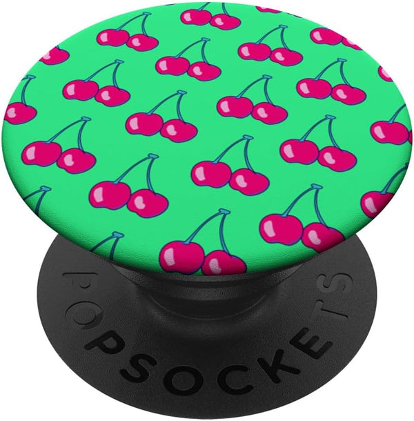 Gothic Punk Cherry Cute Cherries Fruit Aesthetic PopSockets Standard PopGrip