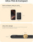 WeeFancy 10000mAh, 20W Pack, 17/16/15/14, S25/24, Small Portable Charger Mini Power Bank with LED Display, Fast