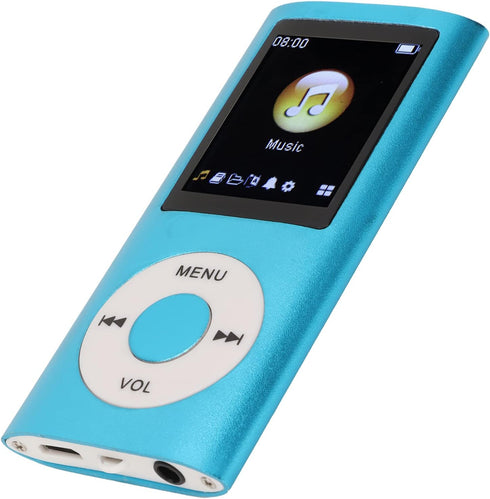ASHATA MP3 Player, 64G, 1.8 Inch Screen, Supports MP3 WMA FLAC APE AAC