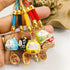 JIARUN Ceramic Lucky Cat Mobile Phone Pendant DIY Mobile Phone Pendant Lucky Pendant Creative Nafu Lucky Cat Bag U Disk