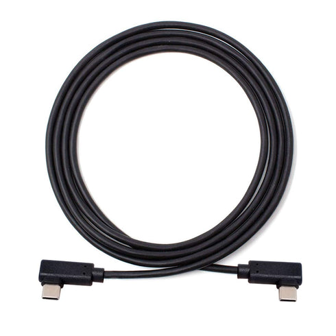 cablecc USB-C Type-C to Type-C Cable Gen2 10Gbps 65W Dual 90 Degree Angled Type 1M