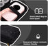 Phomemo D30 D35 Label Marker Black Case with 6 Rolls of Color Combo Set Label Tapes, Waterproof Storage Bag with Clear
