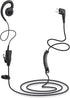 Walkie Talkie Swivel Earpiece with Microphone and PTT for MOT Two Way Radio - Motorola Swivel Earpiece Compatible with Walkie Talkies CLS1410, CLS1100, HKLN4604A (1 Pack)