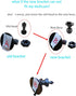 Glucrean 2 Dash Cam Mount Compatible with APEMAN Dashcam, Suction Mount Easy to Install and Use, Replacement Screen