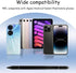 Stylus Pens for iPad, Luntak 3 in 1 Ballpoint Pen, Fiber Tip & Clear Disc Capacitive Stylus for All Touchscreens (Black)