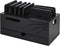 Homde Natural Bamboo Charging Station Rack for Multiple Devices, Cable Cord Management Box Organizer with 6 Slots Drawer