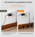 20Pcs 3M Adhesive Wire Organizer, Adjustable Hook and Loop Cable Clips for Kitchen, Office Desk Management