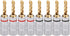 Hisocute 8 Pcs Plated Copper BFA 4mm Banana Plug Adapter Wire Speaker Connectors